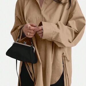 Cream Oversized Shirt